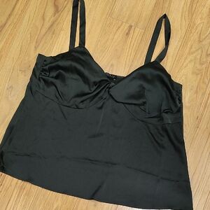 Eloquii Black Satin Cami
